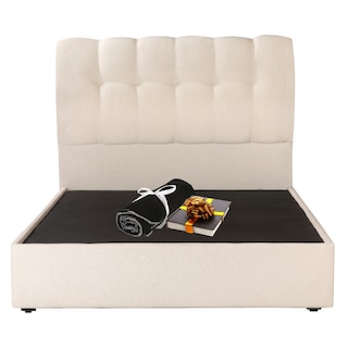 Foto 1 | Cabecera Dicasa Nube + Base Cama Dicasa Colt Beige Claro Matrimonial