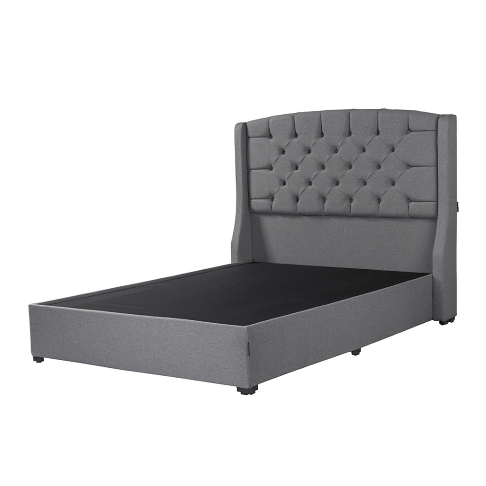 Foto 2 | Cabecera Sitka + Base Cama Dicasa Orlando Gris King Size