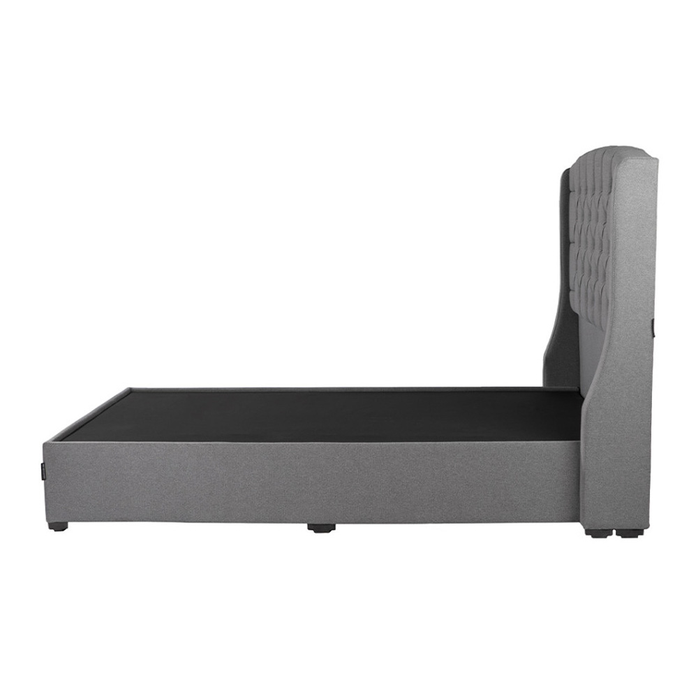 Foto 4 | Cabecera Sitka + Base Cama Dicasa Orlando Gris King Size