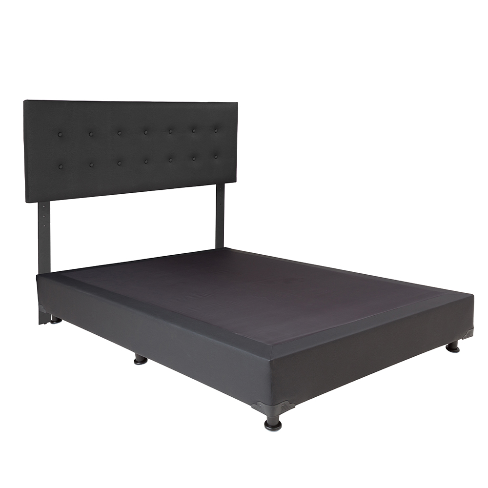 Foto 3 | Cabecera Dicasa Balboa Belu Negro + Box Queen Size