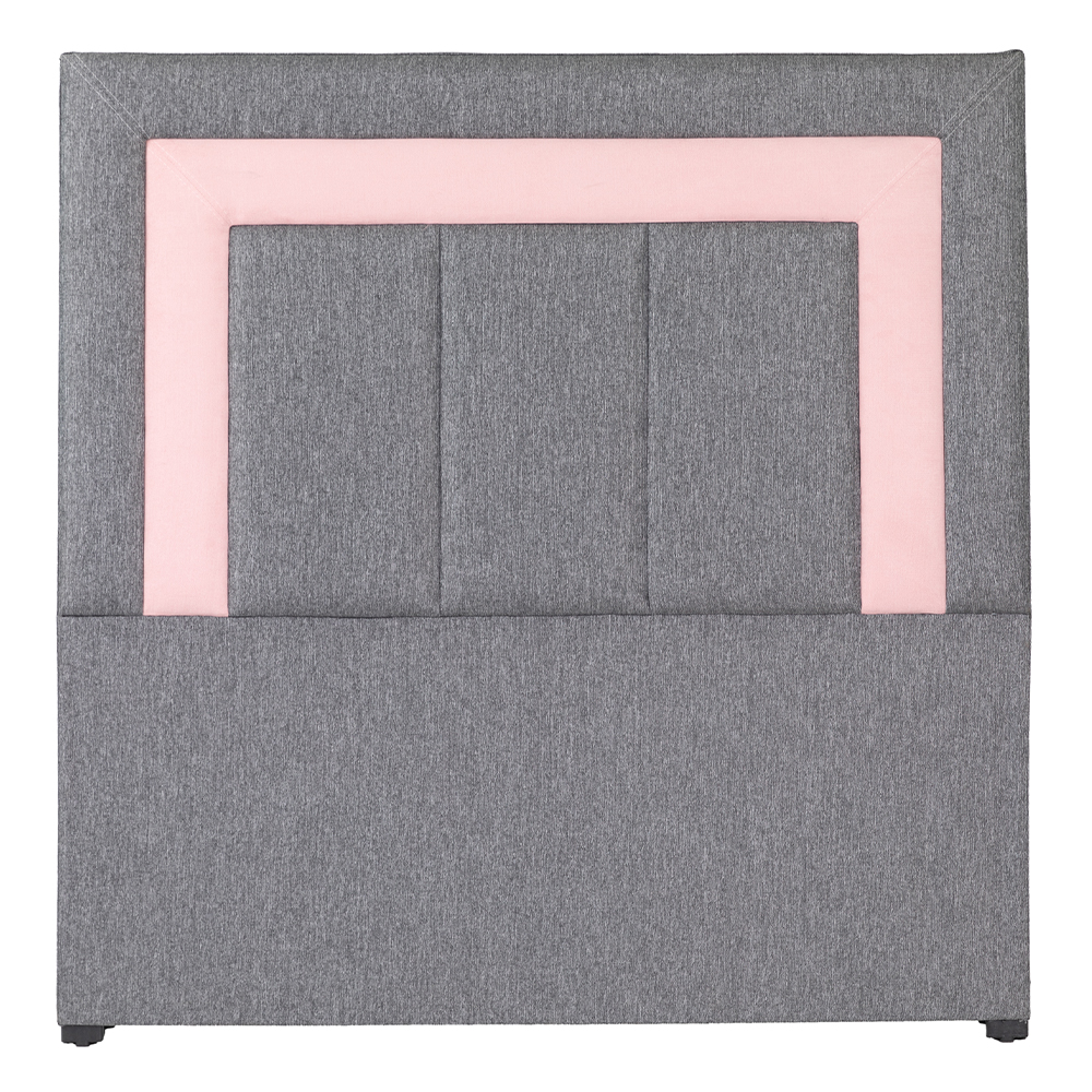 Foto 1 | Cabecera Dicasa Bora Color Gris-rosa King Size