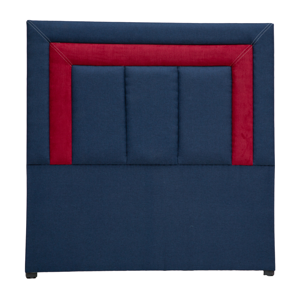 Cabecera Dicasa Bora Color Azul-rojo King Size
