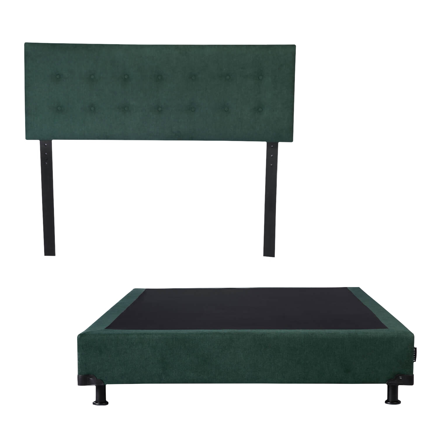 Cabecera con Box Dicasa Queen Size Verde