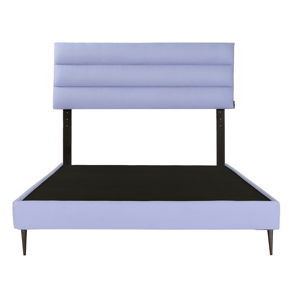 Foto 3 pulgar | Cabecera Logan + Base Cama Slim Color Lila Matrimonial