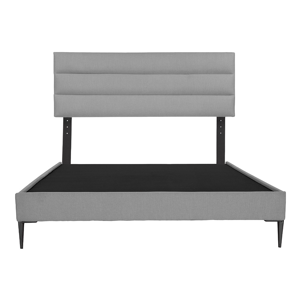 Foto 3 | Cabecera Logan + Base Cama Slim Color Gris Matrimonial