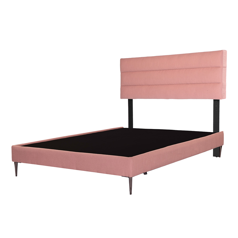 Foto 4 pulgar | Cabecera Logan + Base Cama Slim Color Palo De Rosa Queen Size