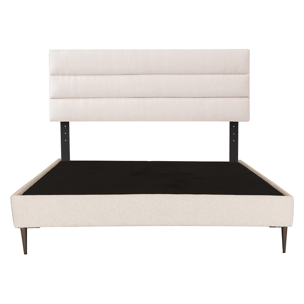 Foto 3 pulgar | Cabecera Logan + Base Cama Slim Color Beige Claro Individual