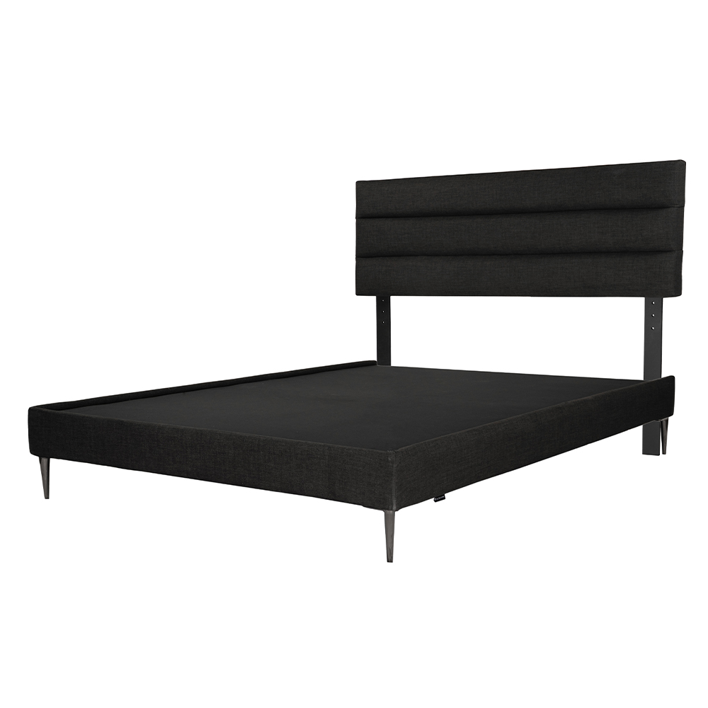 Foto 4 pulgar | Cabecera Logan + Base Cama Slim color Negro