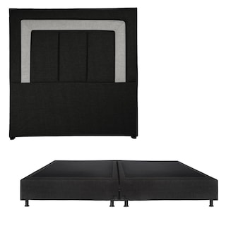 Foto 1 | Cabecera Dicasa Bora + Box Negro King Size