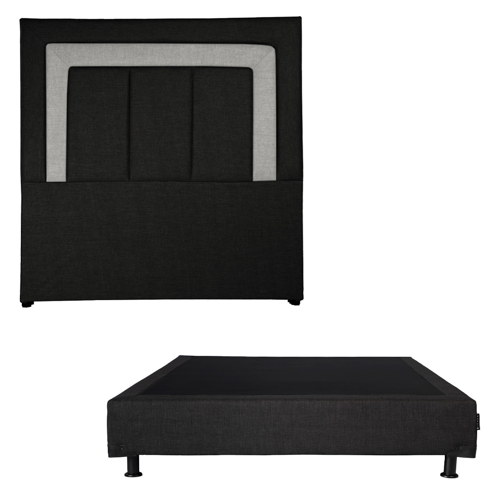 Foto 2 | Cabecera Dicasa Bora + Box Negro King Size