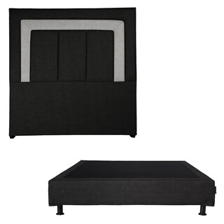 Foto 2 | Cabecera Dicasa Bora + Box Negro King Size