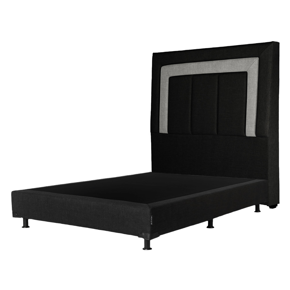 Foto 5 pulgar | Cabecera Dicasa Bora + Box Negro King Size