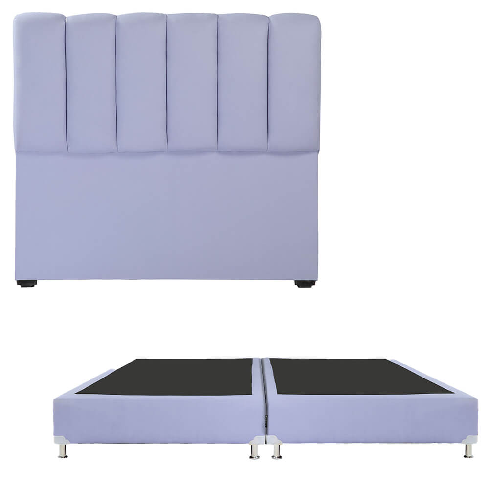 Cabecera Dicasa Kami + Box Dicasa Lily King Size Lila