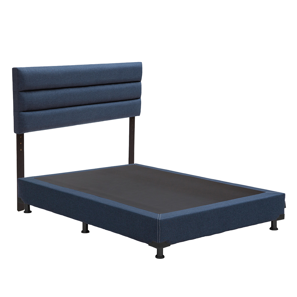 Foto 4 pulgar | Cabecera Dicasa Logan + Box Dicasa Blu Queen Size Azul