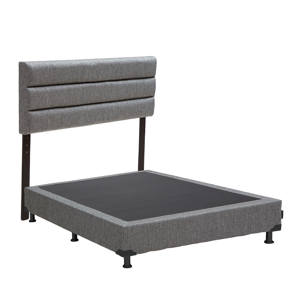 Foto 4 pulgar | Cabecera Dicasa Logan + Box Dicasa Queen Size color Gris