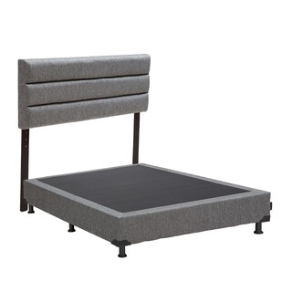 Foto 3 | Cabecera Dicasa Logan + Box Dicasa Queen Size color Gris