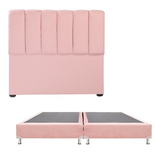 Foto 1 | Cabecera Dicasa Kami + Box Dicasa Pink King Size Rosa