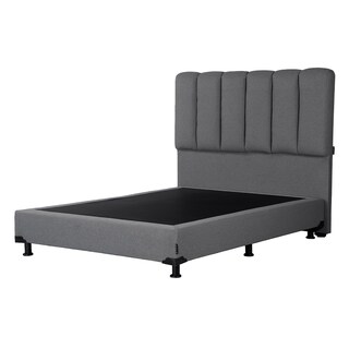 Foto 3 | Cabecera Dicasa Kami + Box Dicasa Orly Queen Size color Gris