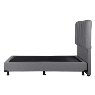 Foto 4 | Cabecera Dicasa Kami + Box Dicasa Orly King Size color Gris