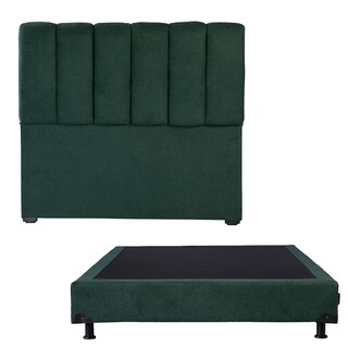 Foto 1 | Cabecera Dicasa Kami + Box Dicasa Imprerio Queen Size Verde