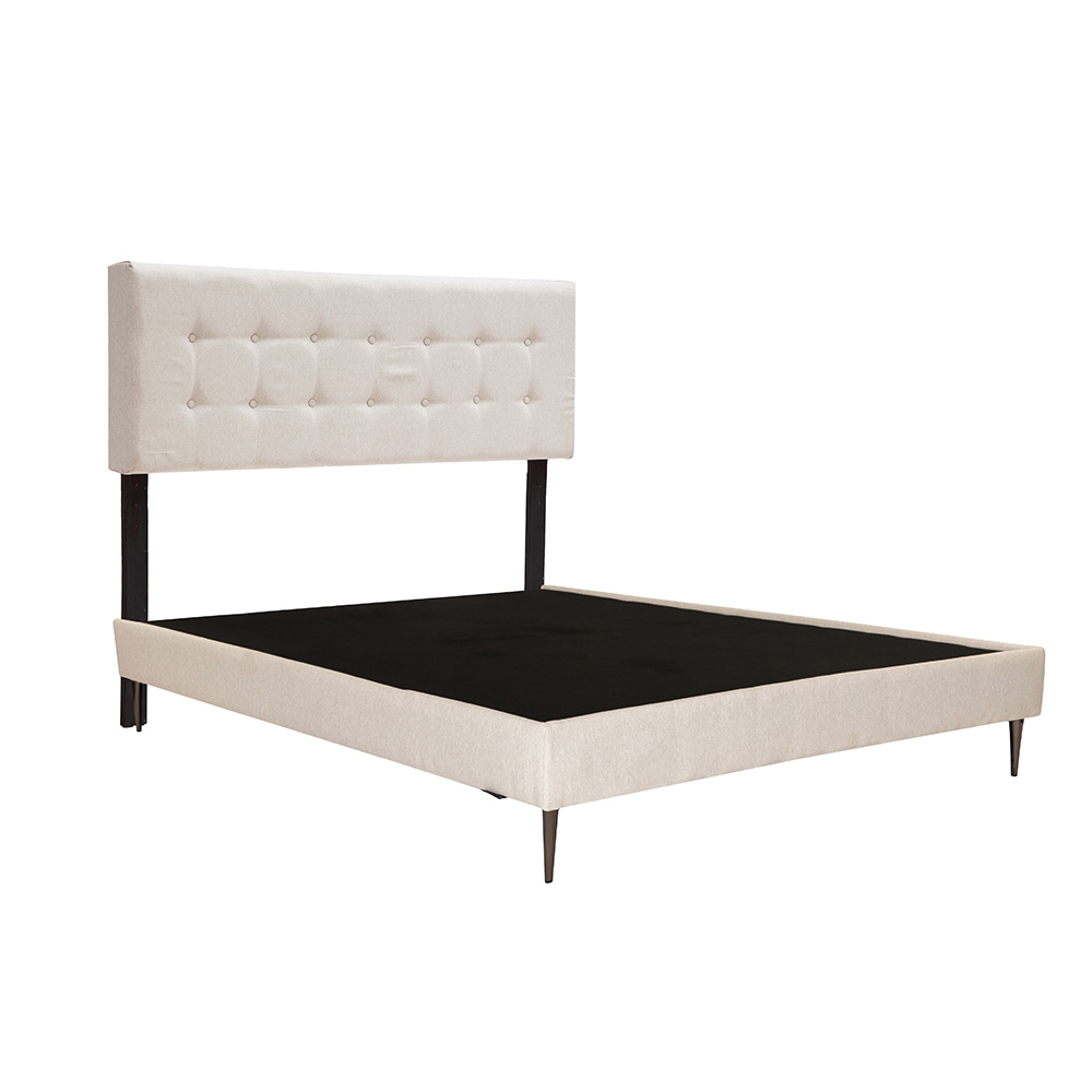 Foto 3 | Cabecera Dicasa Bilbao + Base Cama Slim King Size Color Beige Claro