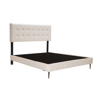 Foto 3 | Cabecera Dicasa Bilbao + Base Cama Slim King Size Color Beige Claro