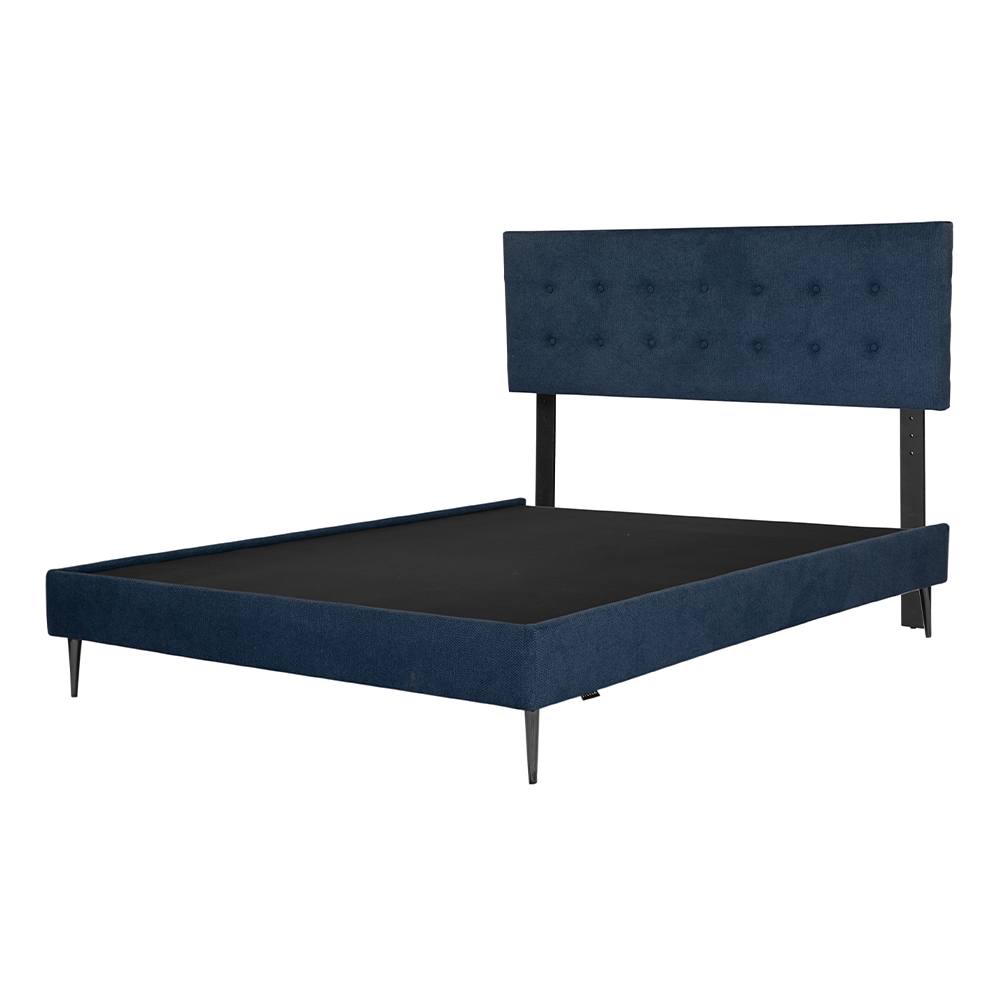 Foto 3 | Cabecera Dicasa Bilbao + Base Cama Slim Queen Size Color Azul