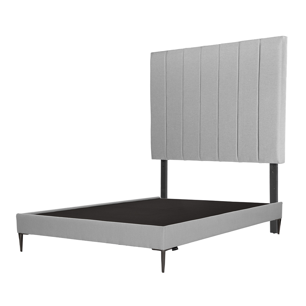 Foto 4 pulgar | Cabecera Dicasa Argos + Base Cama Slim Queen Size Color Gris