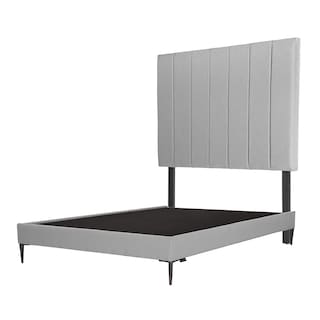 Foto 3 | Cabecera Dicasa Argos + Base Cama Slim Queen Size Color Gris
