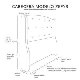 Foto 6 | Cabecera Dicasa Zefyr Color Lila King Size