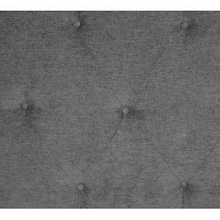 Foto 4 | Cabecera Dicasa Zefyr Color Gris Oscuro Matrimonial