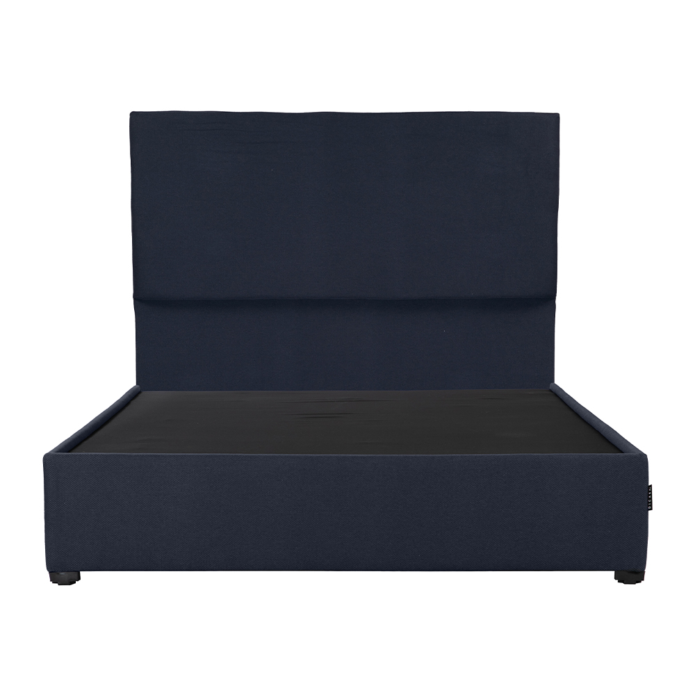 Cabecera Dicasa Myko más Base Cama Azul Marino Matrimonial