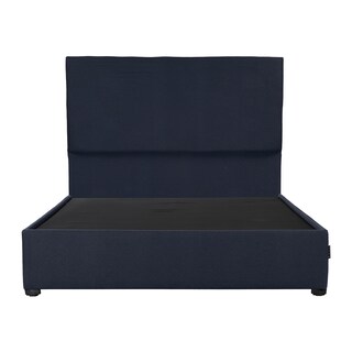 Foto 1 | Cabecera Dicasa Myko más Base Cama Azul Marino Matrimonial