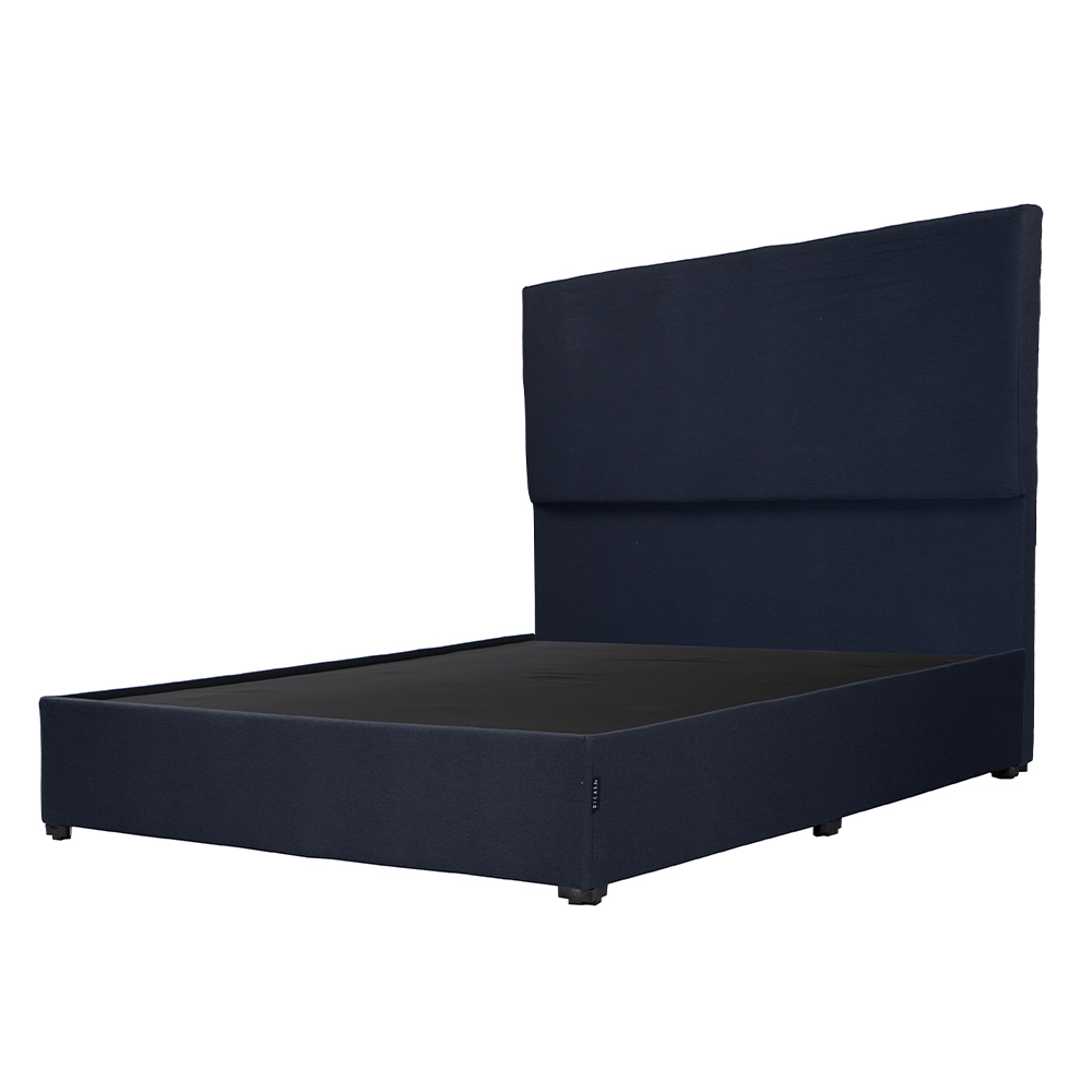 Foto 3 pulgar | Cabecera Dicasa Myko más Base Cama Azul Marino Matrimonial
