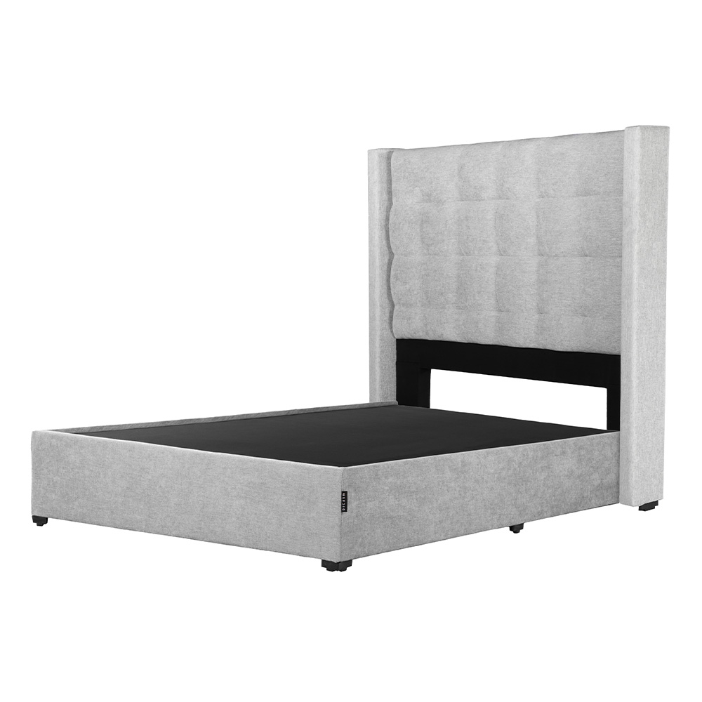 Foto 1 | Cabecera Dicasa Titan más Base Cama Plateada Individual