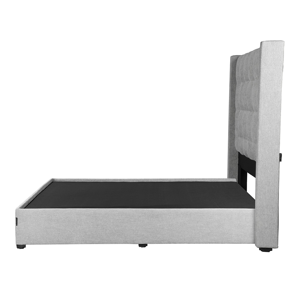 Foto 4 pulgar | Cabecera Dicasa Titan más Base Cama Plateada Individual