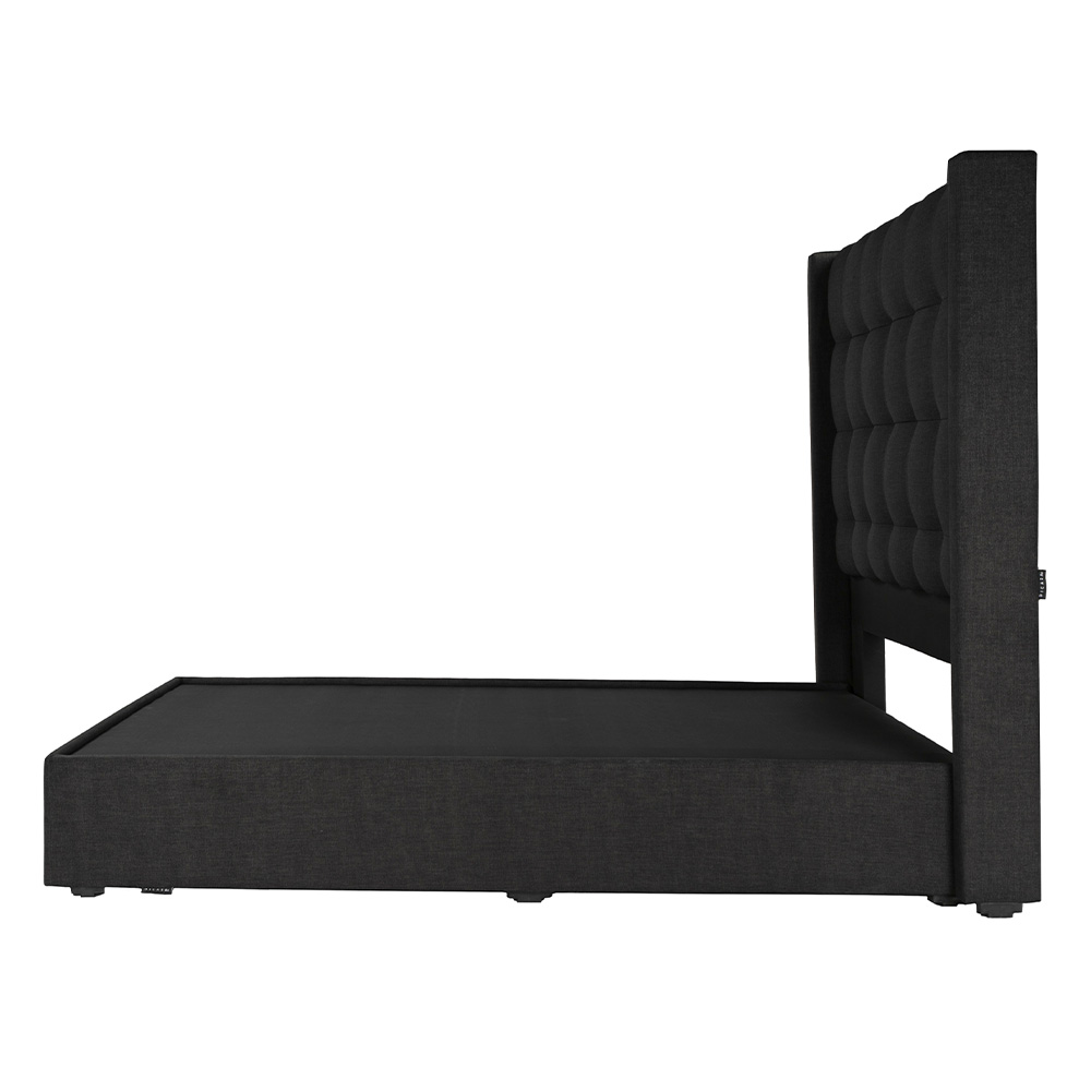 Foto 5 pulgar | Cabecera Dicasa Titan más Base Cama Negra King Size