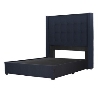 Foto 2 | Cabecera Dicasa Titan más Base Cama Azul Marino Individual