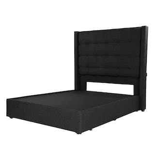 Foto 1 | Cabecera Dicasa Titan más Base Cama Negra Matrimonial