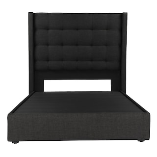 Foto 2 | Cabecera Dicasa Titan más Base Cama Negra Matrimonial