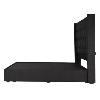 Foto 3 | Cabecera Dicasa Titan más Base Cama Negra Matrimonial