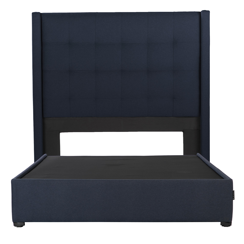 Foto 2 | Cabecera Dicasa Titan + Base Cama Azul Marino King Size