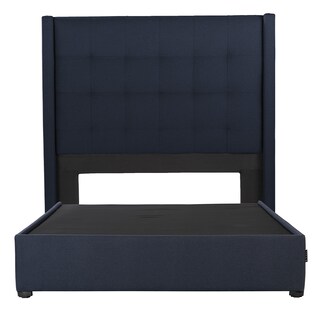Foto 2 | Cabecera Dicasa Titan + Base Cama Azul Marino King Size