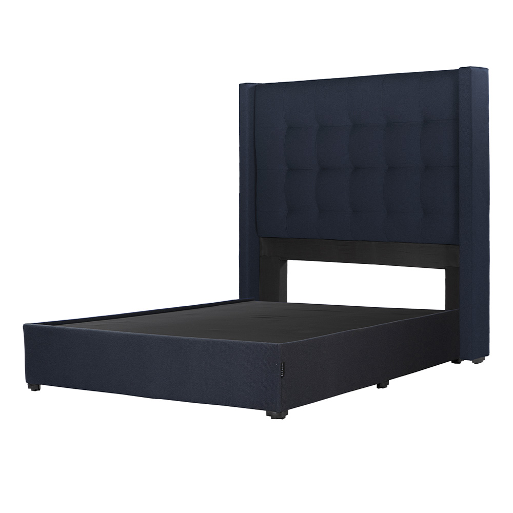 Foto 4 pulgar | Cabecera Dicasa Titan + Base Cama Azul Marino King Size