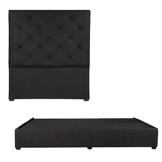 Foto 1 | Cabecera Dicasa Ikki - Base Cama Negro King Size