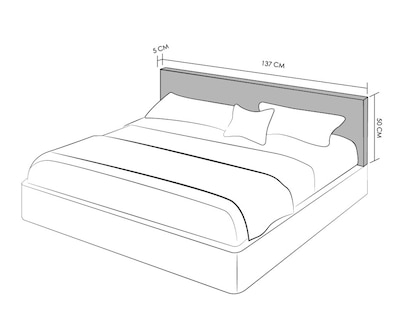 Foto 5 | Cabecera Easy Living Cairo Colgante Matrimonial Beige
