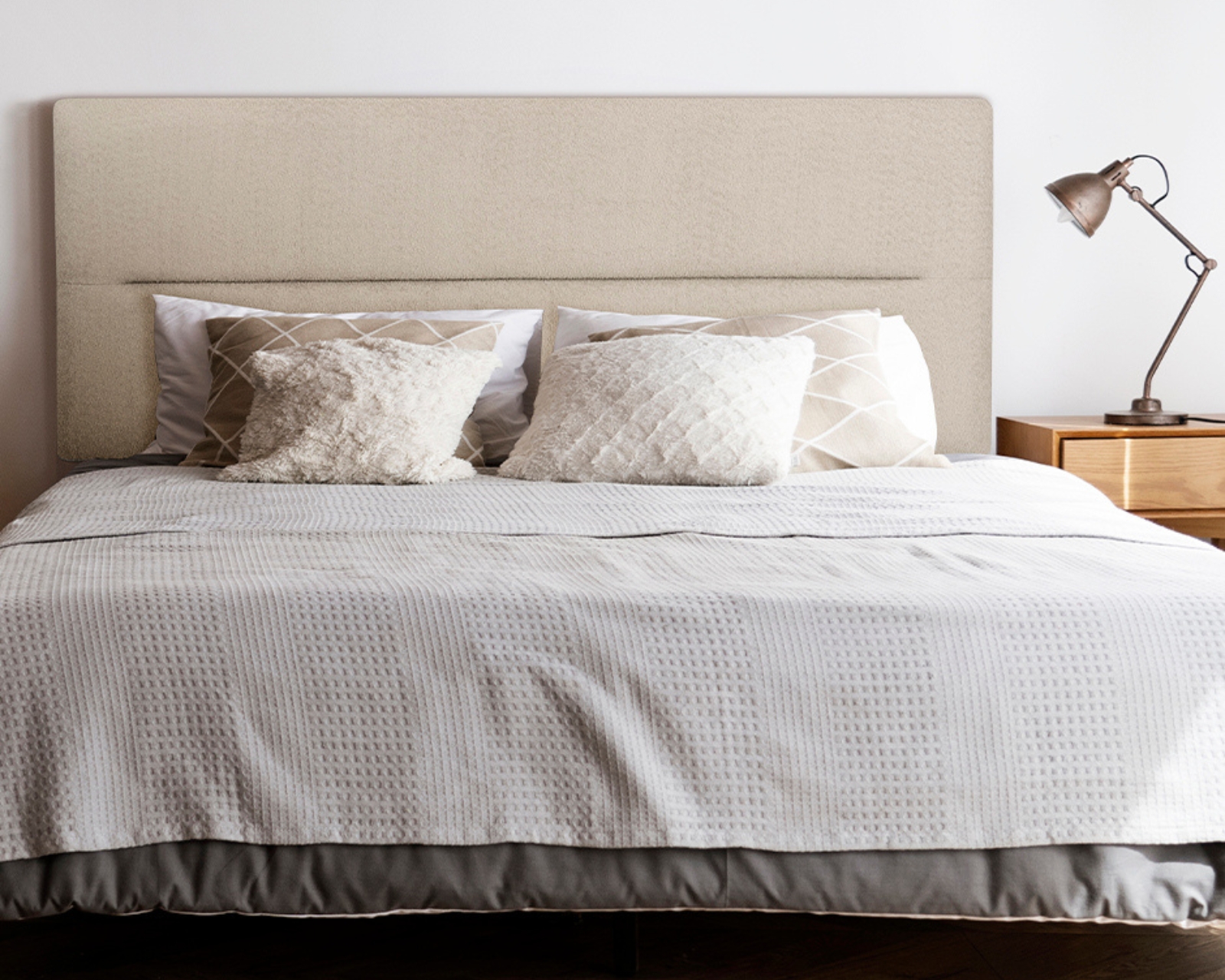 Foto 4 | Cabecera Easy Living Cairo colgante Queen Size Beige