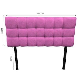 Foto 5 | Cabecera El Bazar Store Linq Queen Rosa con Ajuste de Altura