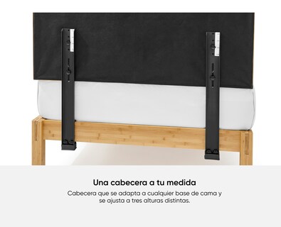 Foto 3 | Cabecera Luuna Queen Size Madera de Bambú Respaldo Resistente Tapizada para Cama