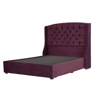Foto 2 | Cabecera Dicasa Sitka Color Morado + Base Cama Dicasa Velvet Morado King Size